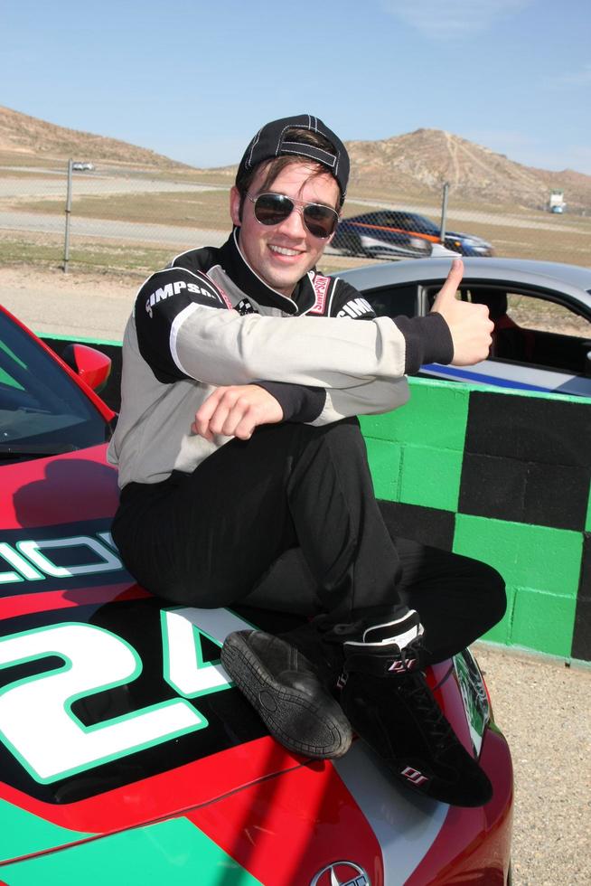 LOS ANGELES, FEB 21 -  Nathan Kress at the Grand Prix of Long Beach Pro Celebrity Race Training at the Willow Springs International Raceway on March 21, 2015 in Rosamond, CA photo