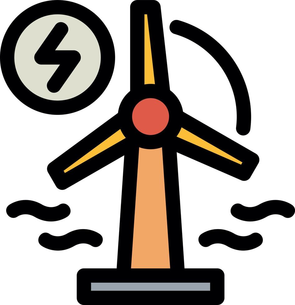 Renewable Energy Line Icon vector