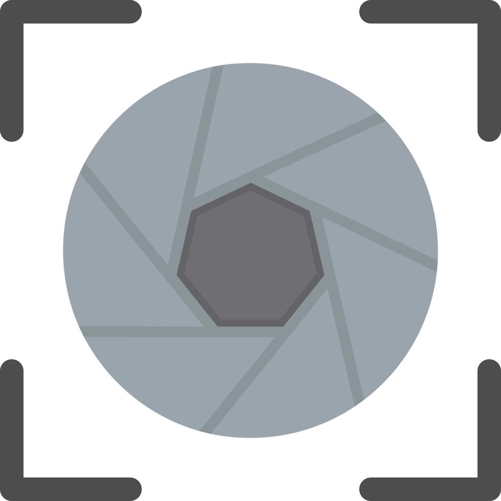 Camera Frame Flat Icon vector