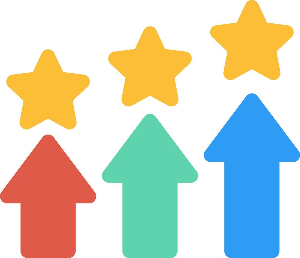 Level Up Line Glyph Icon vector