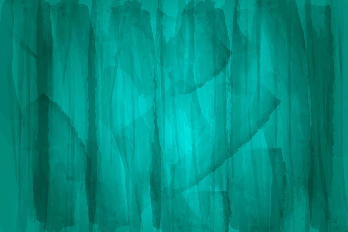 Hand-painted watercolor green background design vector