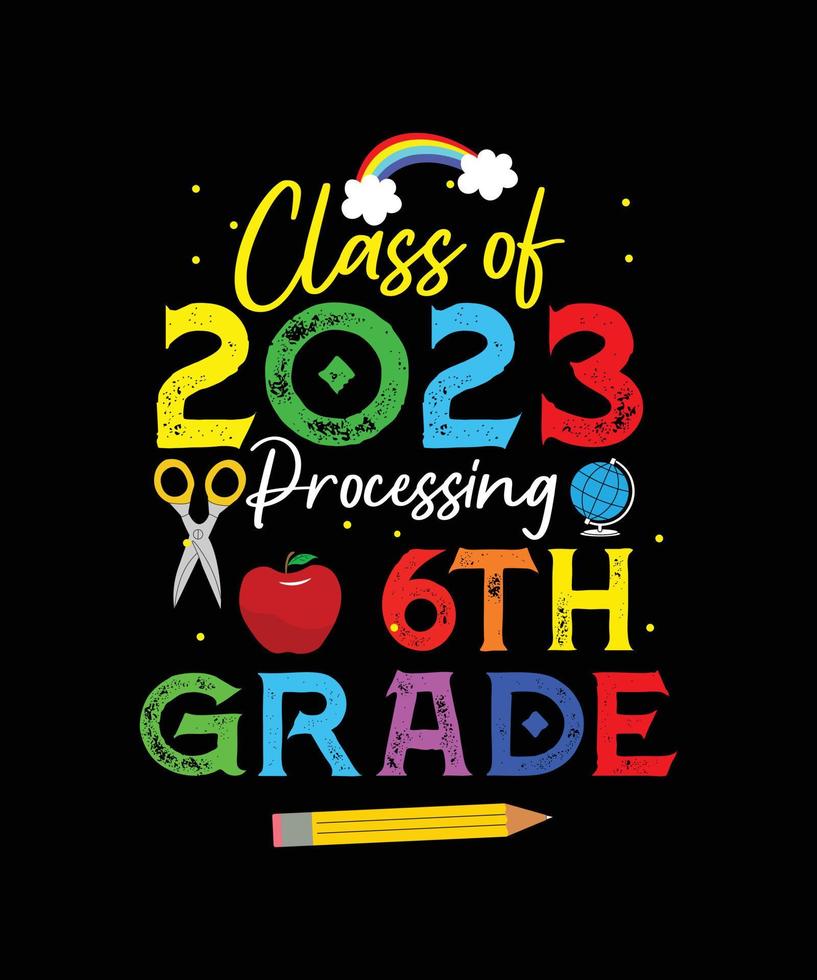 Back to school t-shirt design, 100 days of school typography t-shirt design. vector