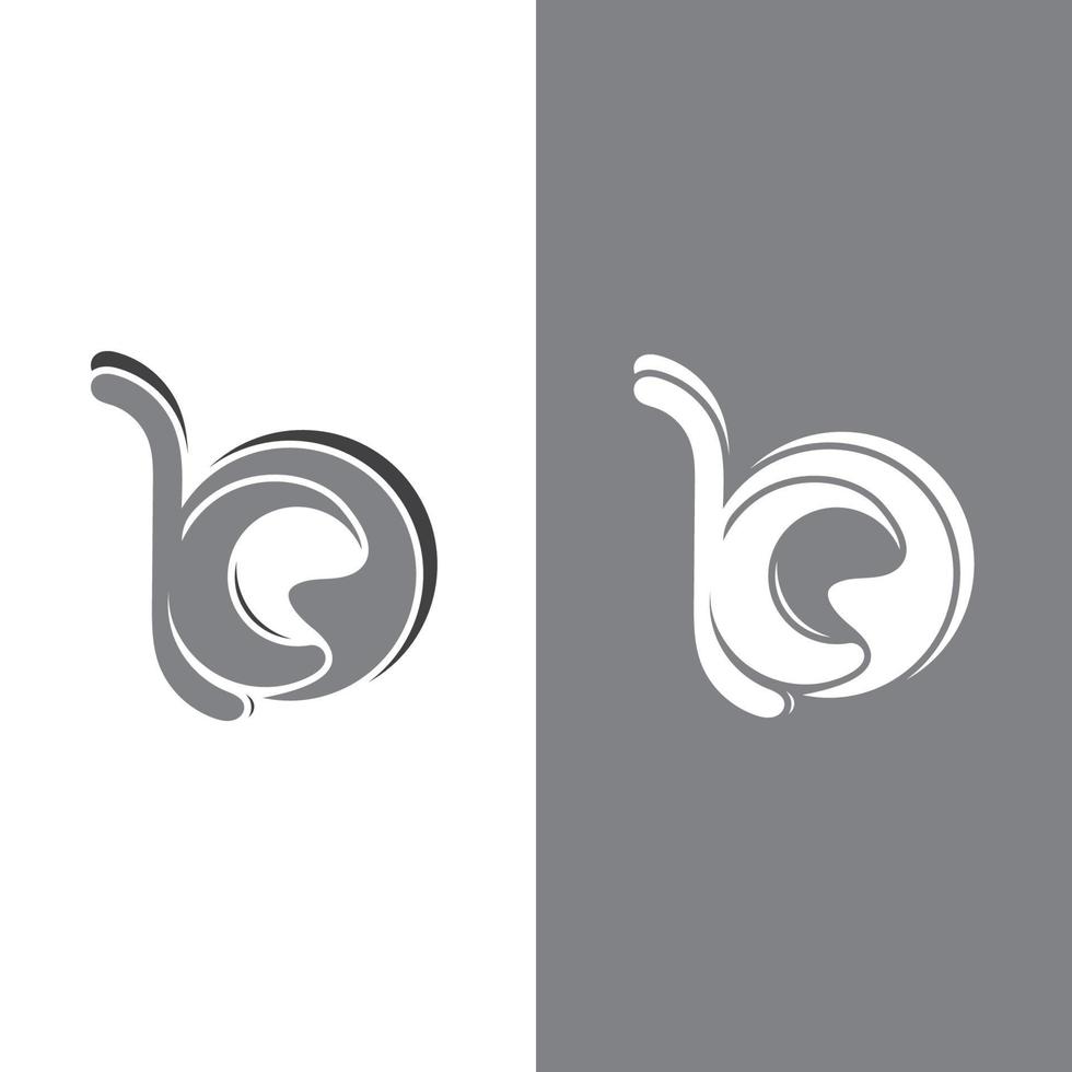 B letter vector illustration