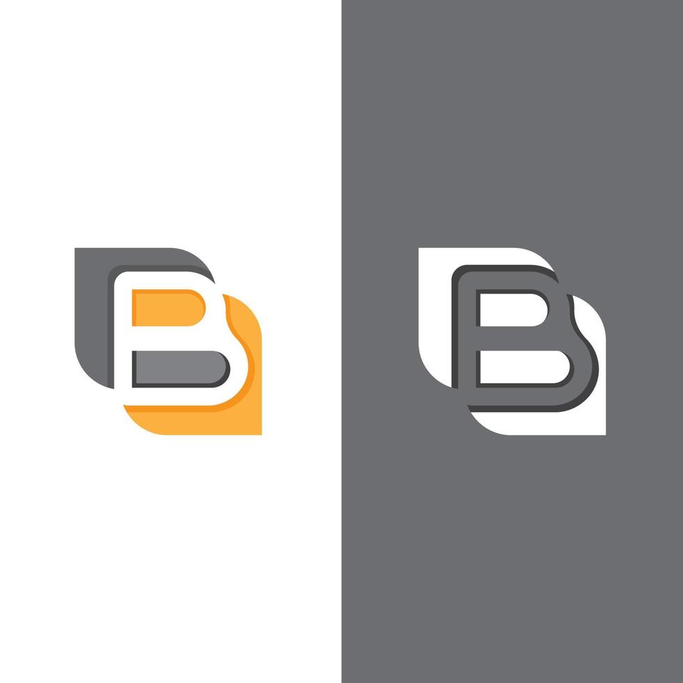 B letter vector illustration