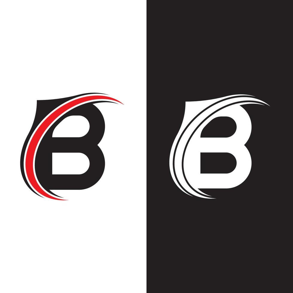 B letter vector illustration