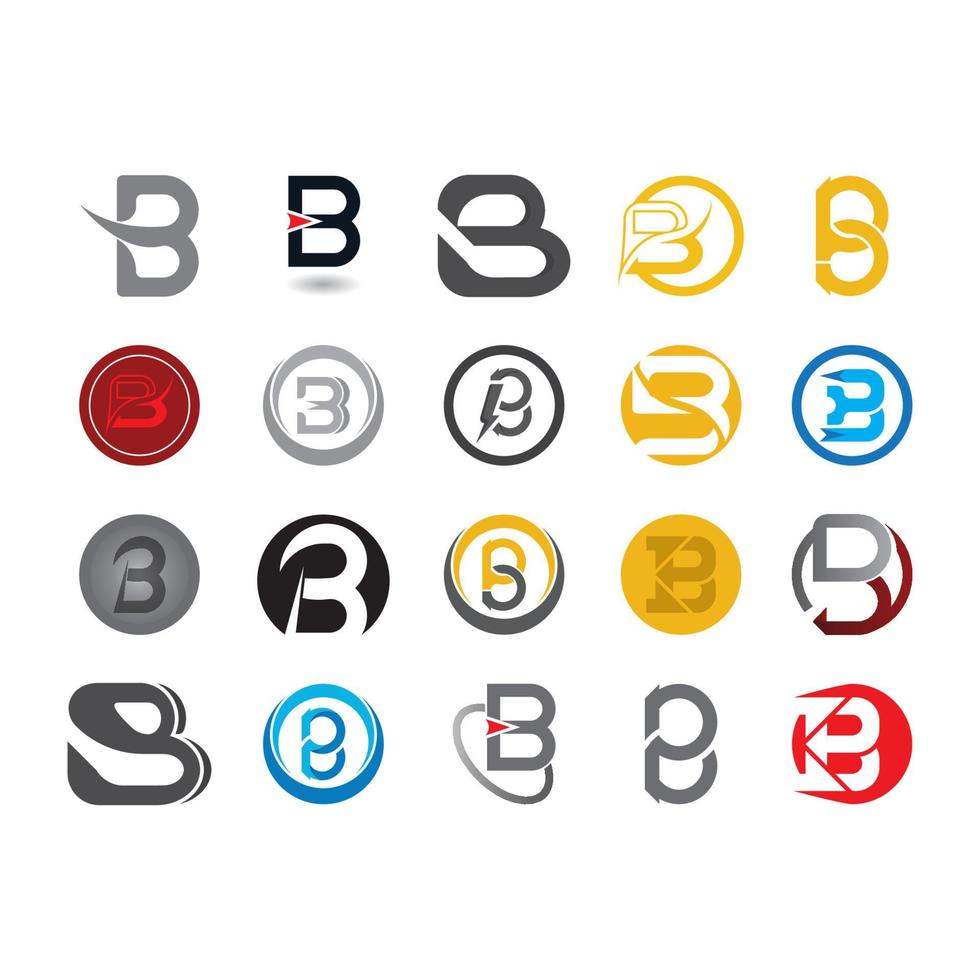 B letter vector illustration