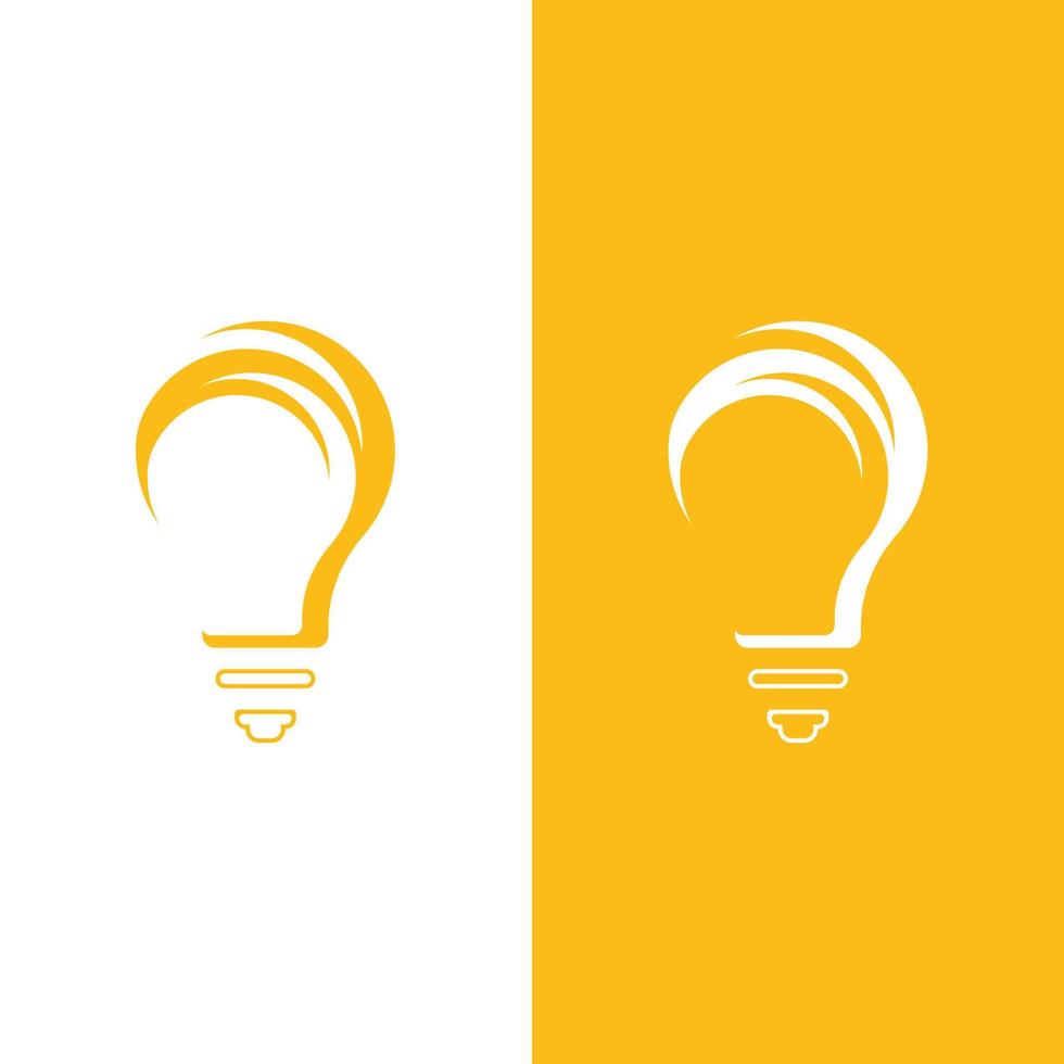light bulb symbol icon vector