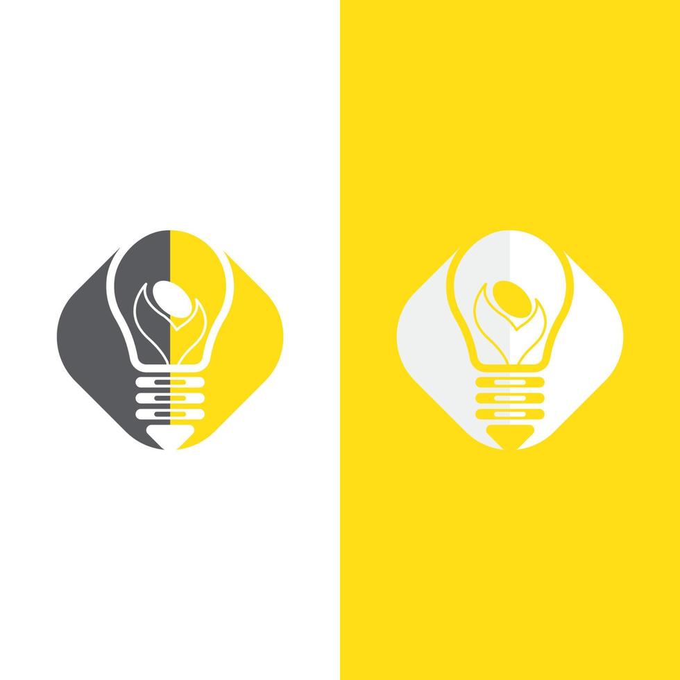 light bulb symbol icon vector