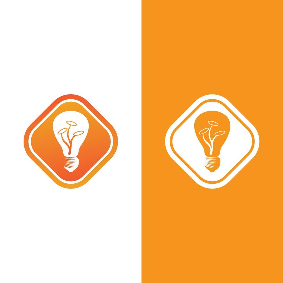 light bulb symbol icon vector