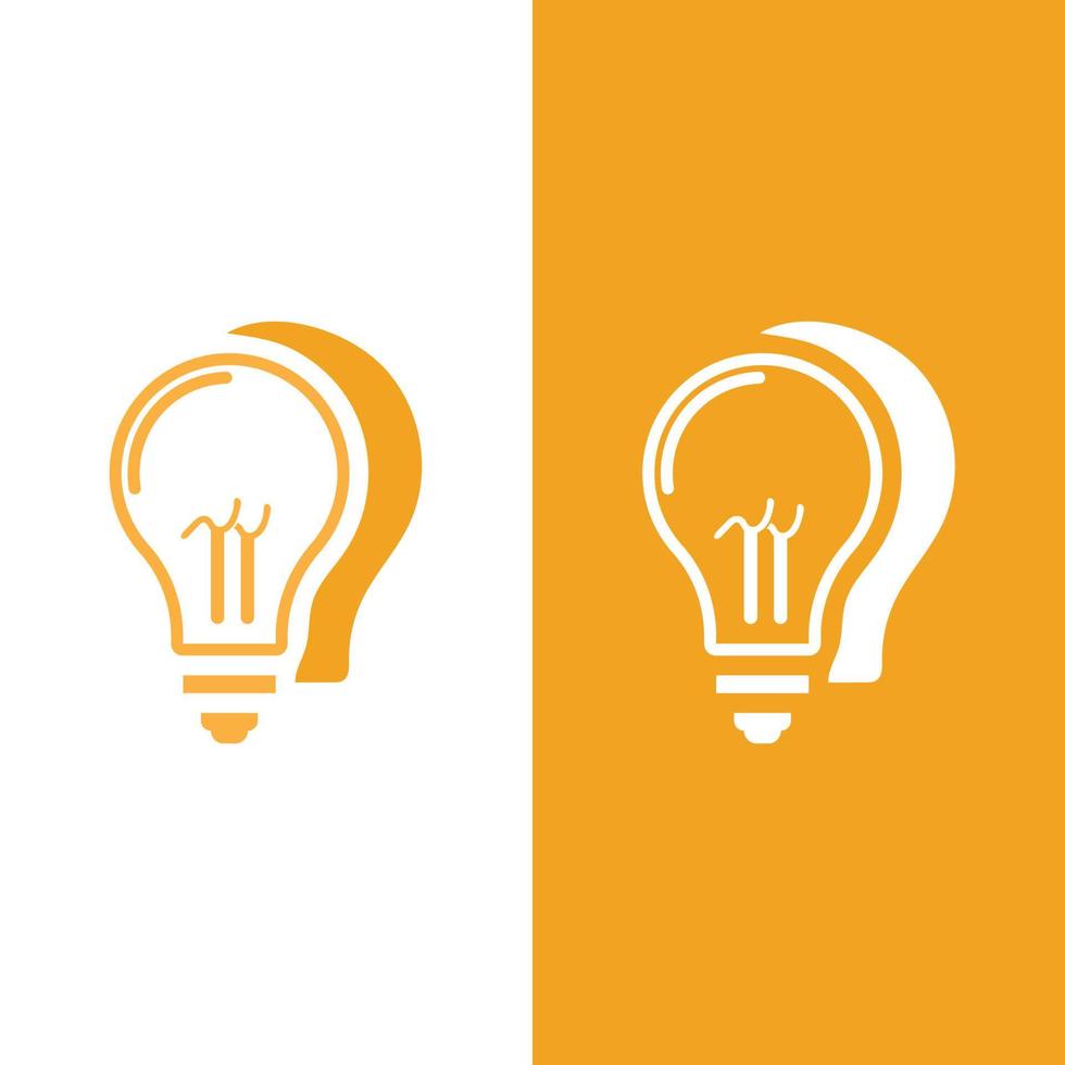 light bulb symbol icon vector