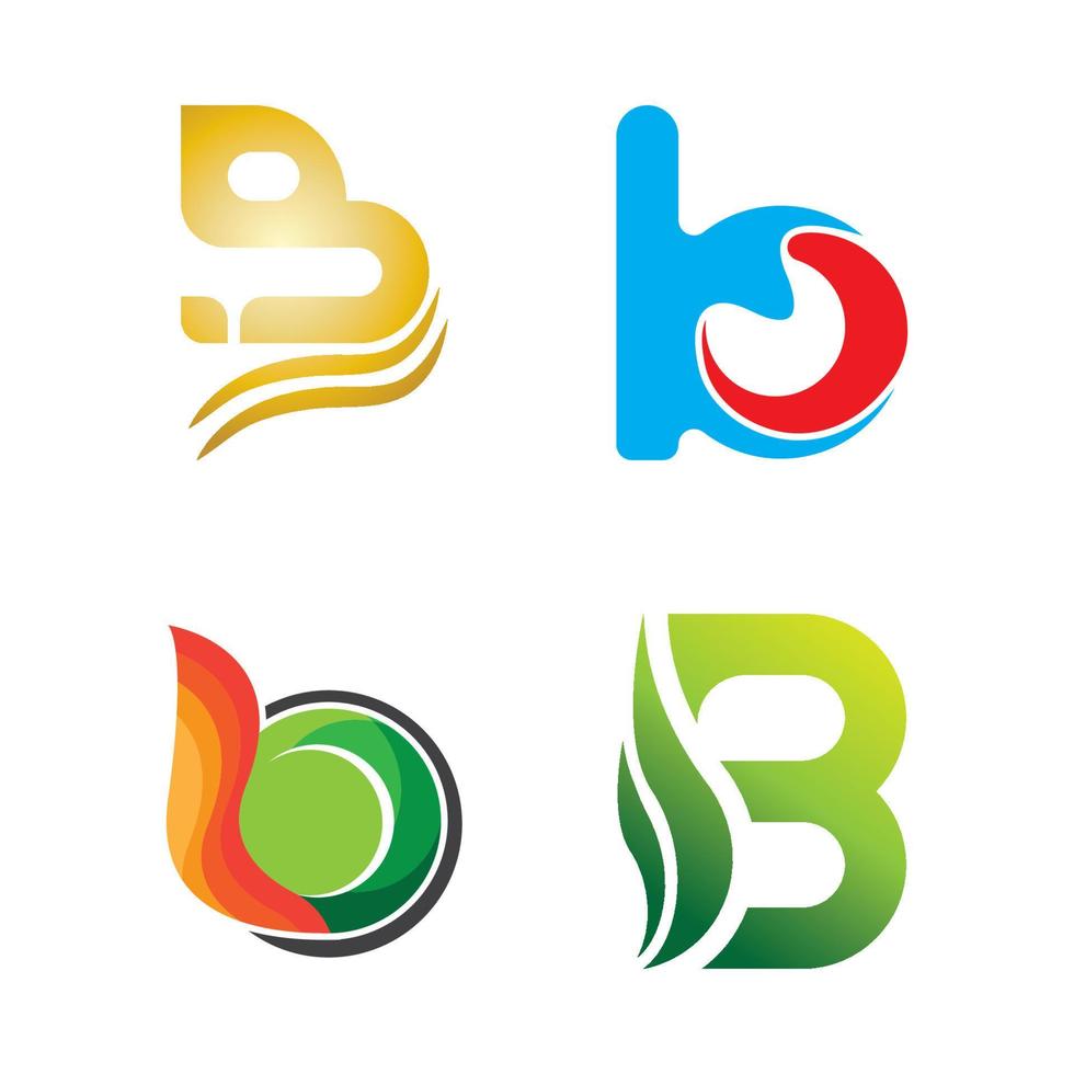 B letter vector illustration