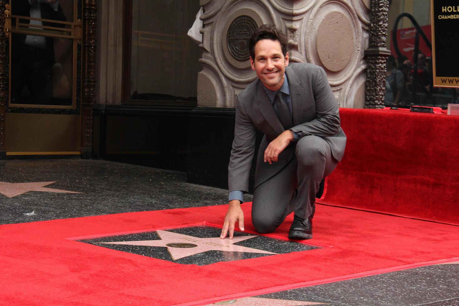 vLOS ANGELES, JUL 1 - Paul Rudd at the Paul Rudd Hollywood Walk of Fame Star Ceremony at the El Capitan Theater Sidewalk on July 1, 2015 in Los Angeles, CA photo