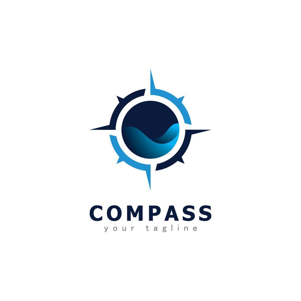 Compass Creative Concept Logo Design Template vector