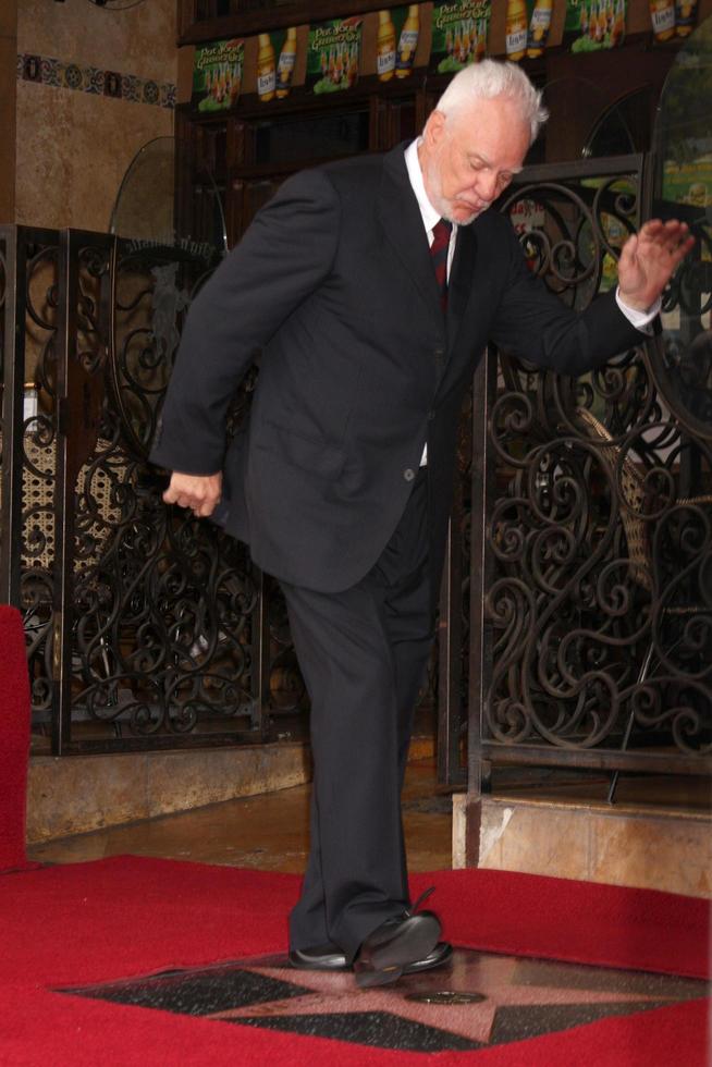 LOS ANGELES, MAR 16 - Malcolm McDowell at the Malcolm McDowell Walk of Fame Star Ceremony for The Muppets at the Hollywood Boulevard on March 16, 2012 in Los Angeles, CA photo