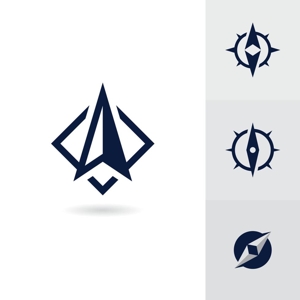 Compass Creative Concept Logo Design Template vector