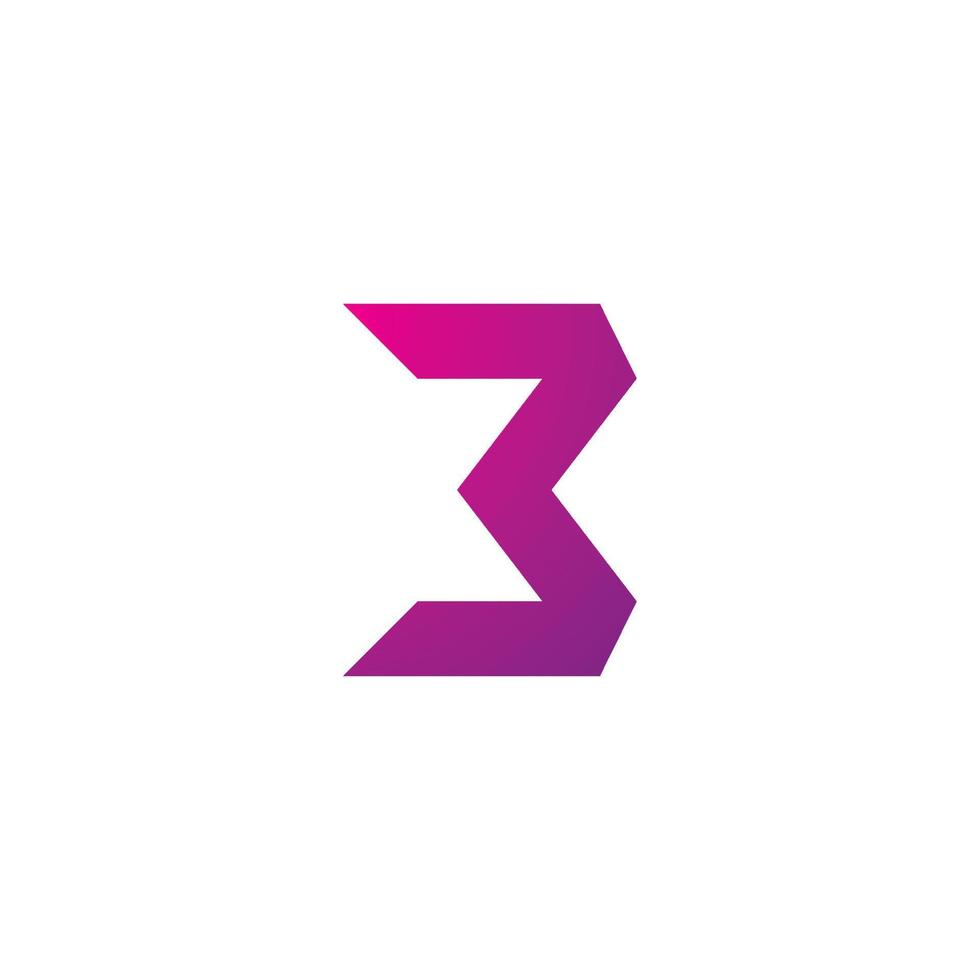 plantilla de diseño de icono de logotipo de letra b, símbolo de logotipo creativo b vector