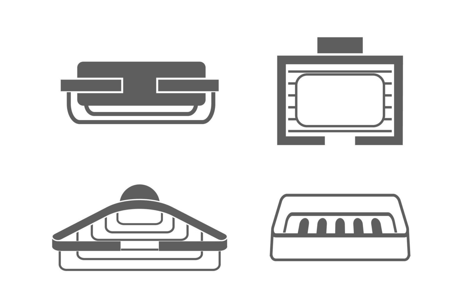 Vector set of soap icons.