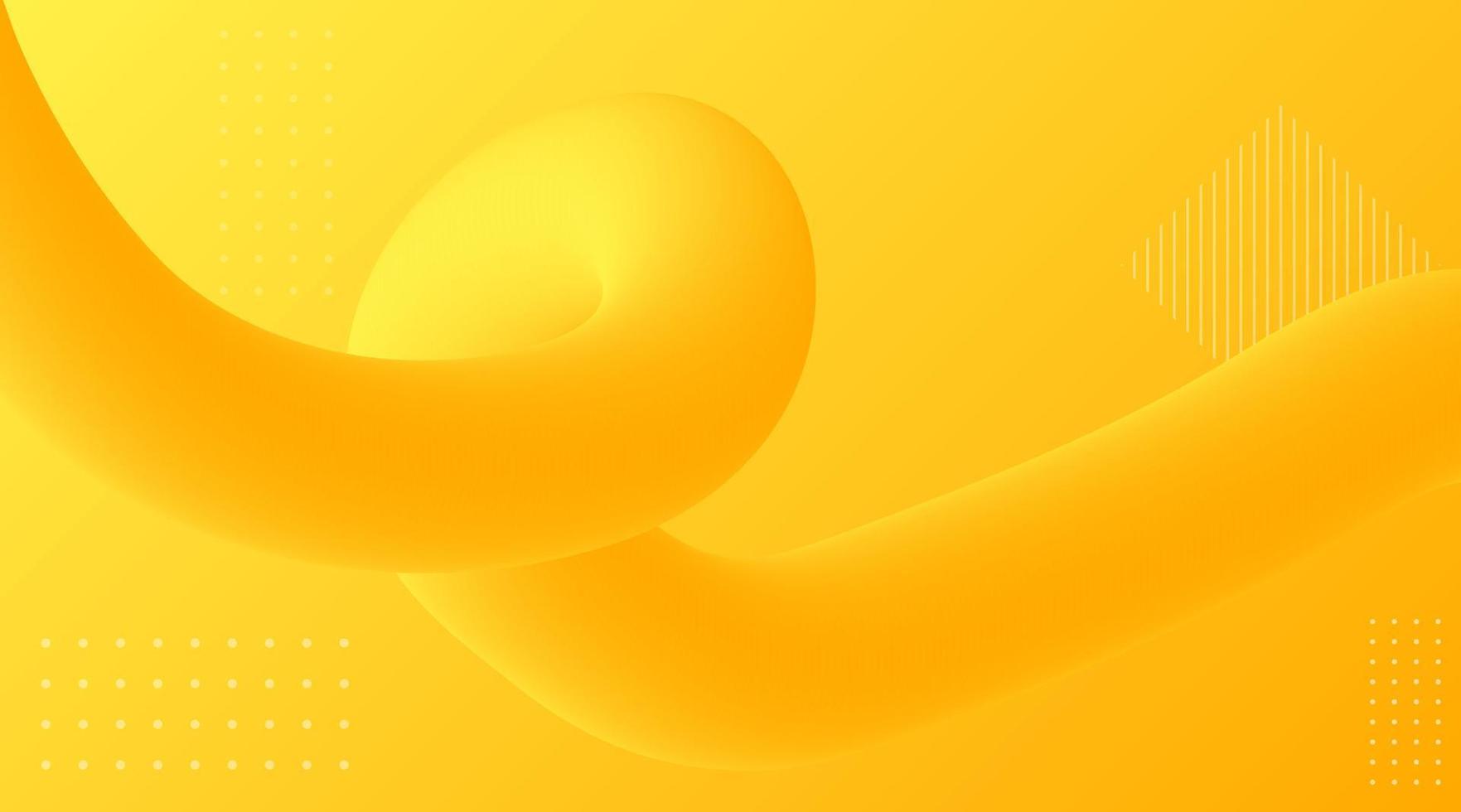 Yellow abstract futuristic gradient wallpaper and banner free vector template