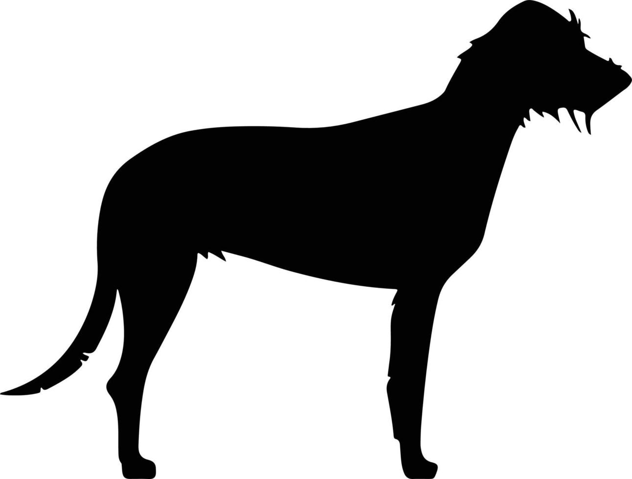 silueta de perro, vector de perro