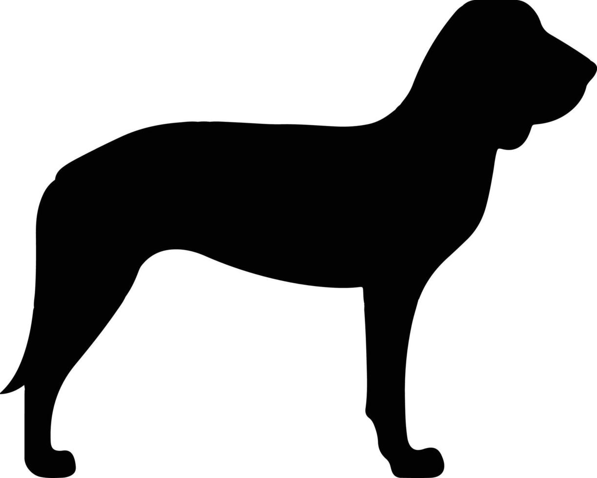 silueta de perro, vector de perro