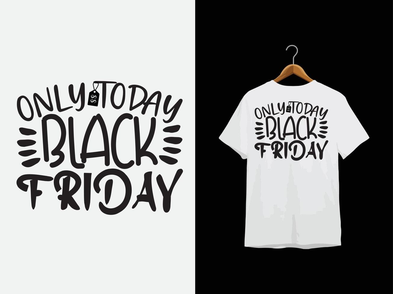 Black Friday T-Shirt Design vector