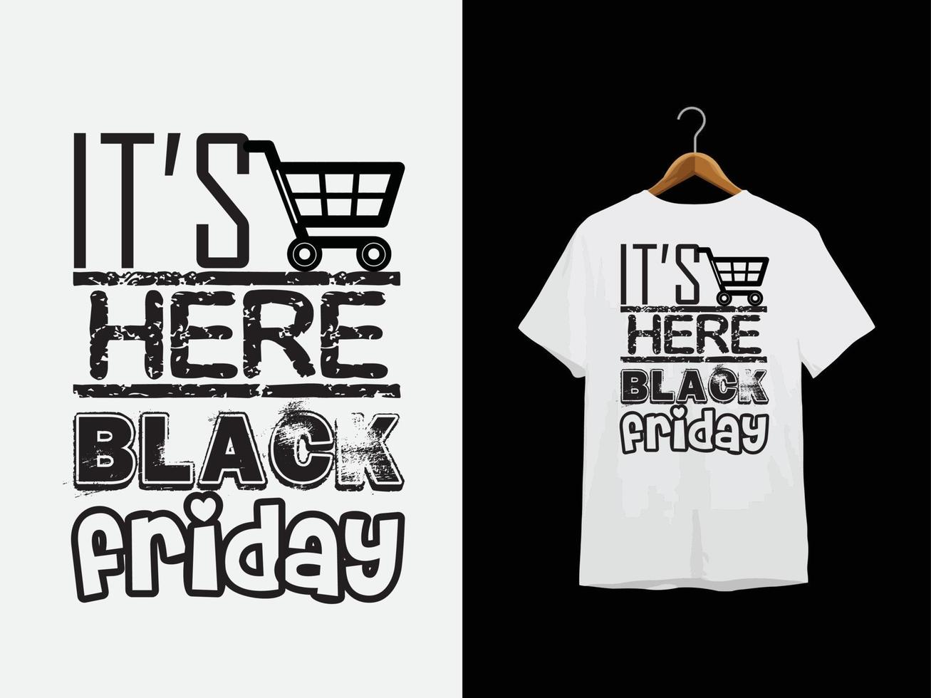 Black Friday T-Shirt Design vector
