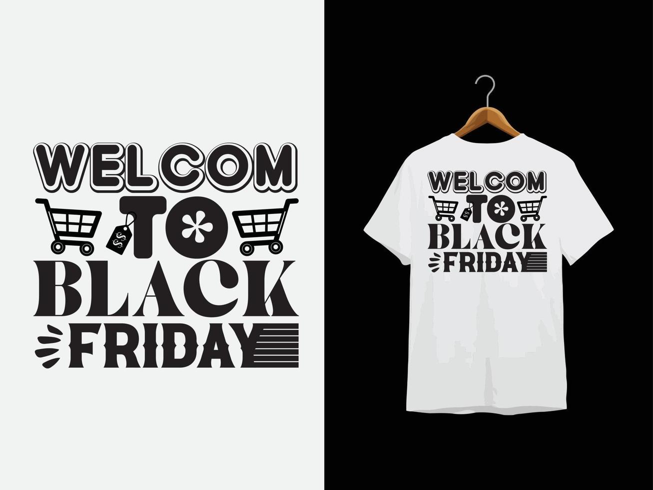 Black Friday T-Shirt Design vector