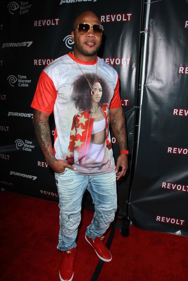 LOS ANGELES, APR 1 - Flo Rida at the Live Perfomances from Furious 7 Soundtrack at the REVOLT Live Studios on April 1, 2015 in Los Angeles, CA photo