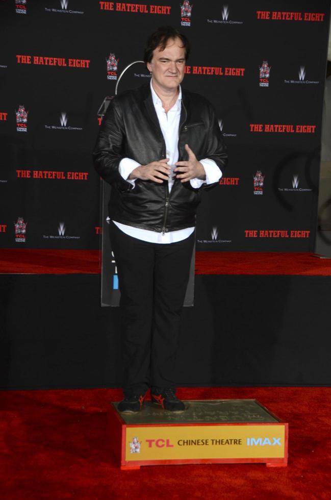 LOS ANGELES, JAN 5 - Quentin Tarantino at the Quentin Tarantino Hand and Footprints Ceremony at the TCL Chinese Theater IMAX on January 5, 2016 in Los Angeles, CA photo