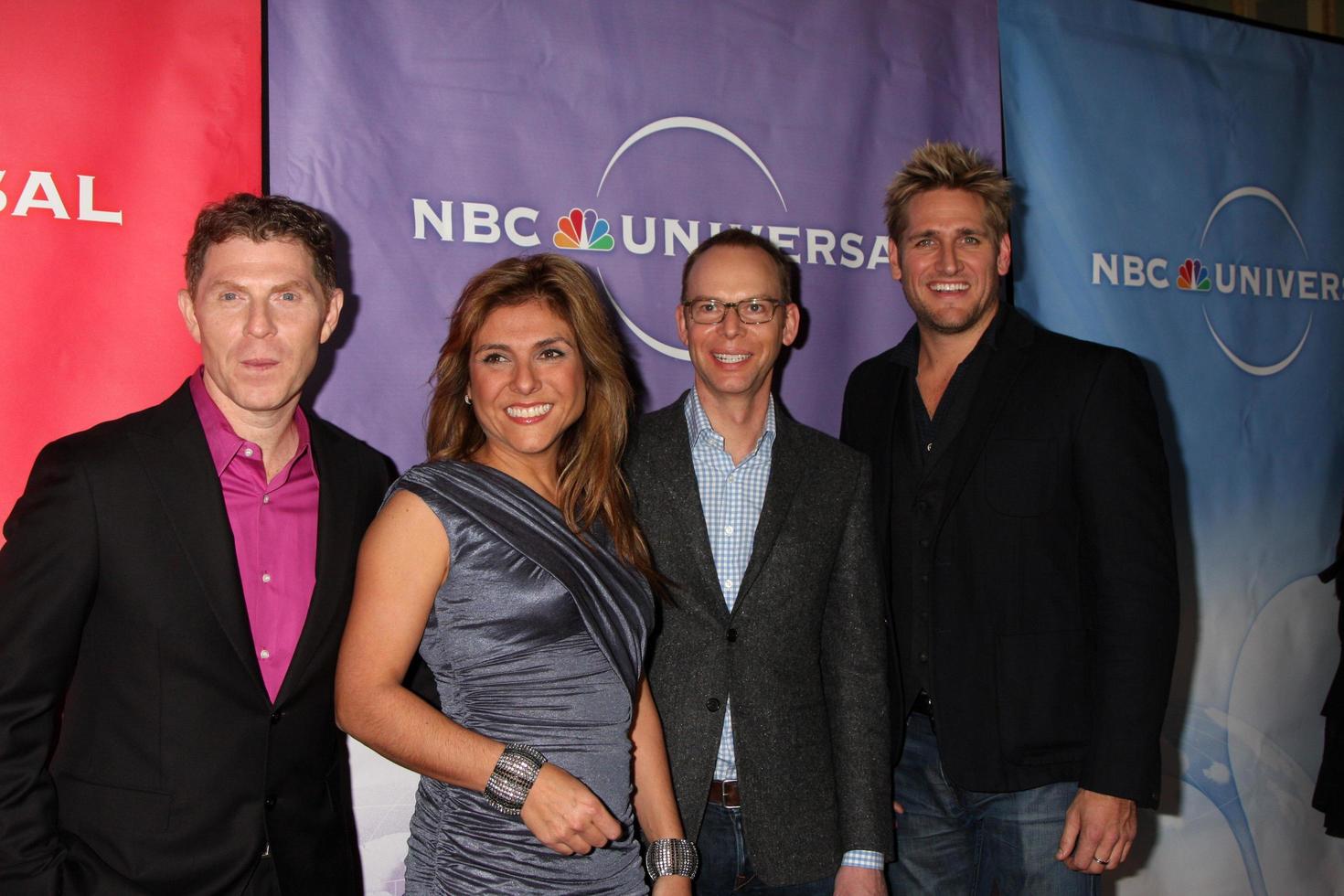 LOS ANGELES, JAN 13 - Bobby Flay, Lorena Garcia, Steve Ellis, Curtis Stone arrives at the NBC TCA Winter 2011 Party at Langham Huntington Hotel on January 13, 2010 in Westwood, CA photo