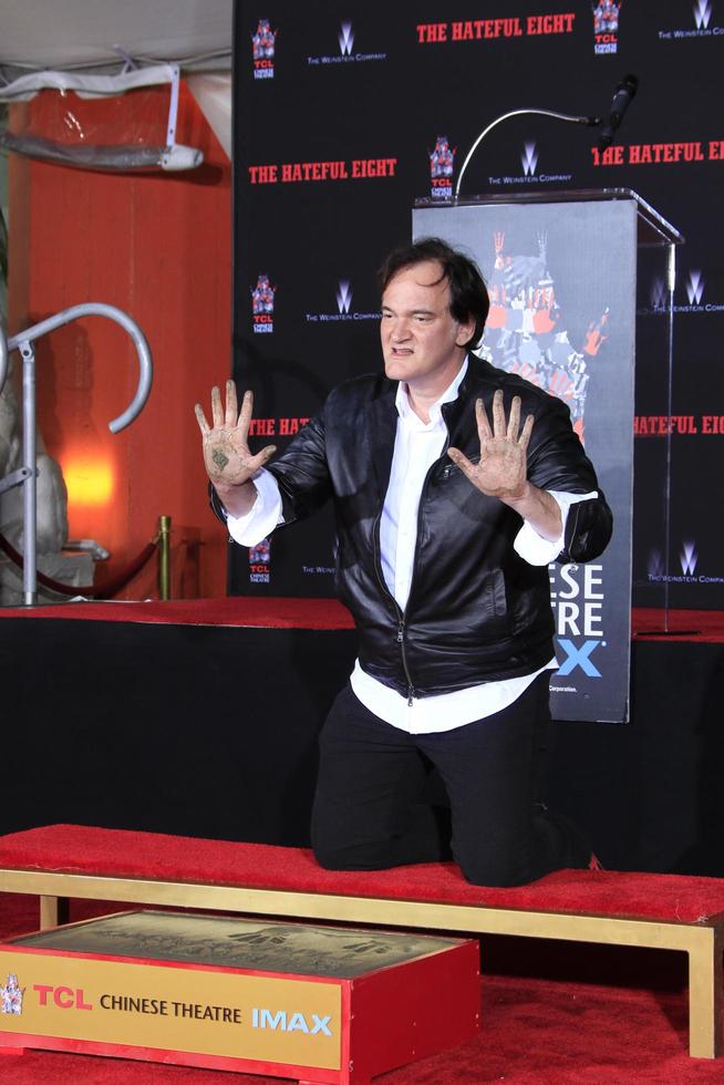 LOS ANGELES, JAN 5 - Quentin Tarantino at the Quentin Tarantino Hand and Footprints Ceremony at the TCL Chinese Theater IMAX on January 5, 2016 in Los Angeles, CA photo
