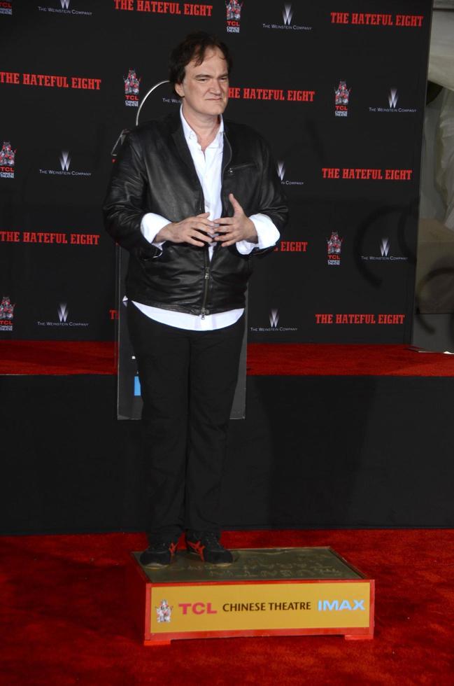 LOS ANGELES, JAN 5 - Quentin Tarantino at the Quentin Tarantino Hand and Footprints Ceremony at the TCL Chinese Theater IMAX on January 5, 2016 in Los Angeles, CA photo