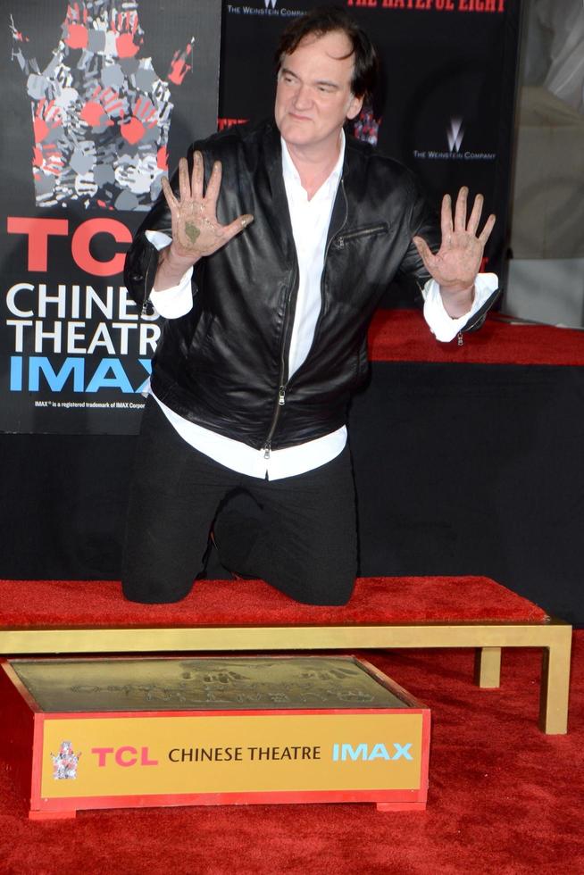 LOS ANGELES, JAN 5 - Quentin Tarantino at the Quentin Tarantino Hand and Footprints Ceremony at the TCL Chinese Theater IMAX on January 5, 2016 in Los Angeles, CA photo
