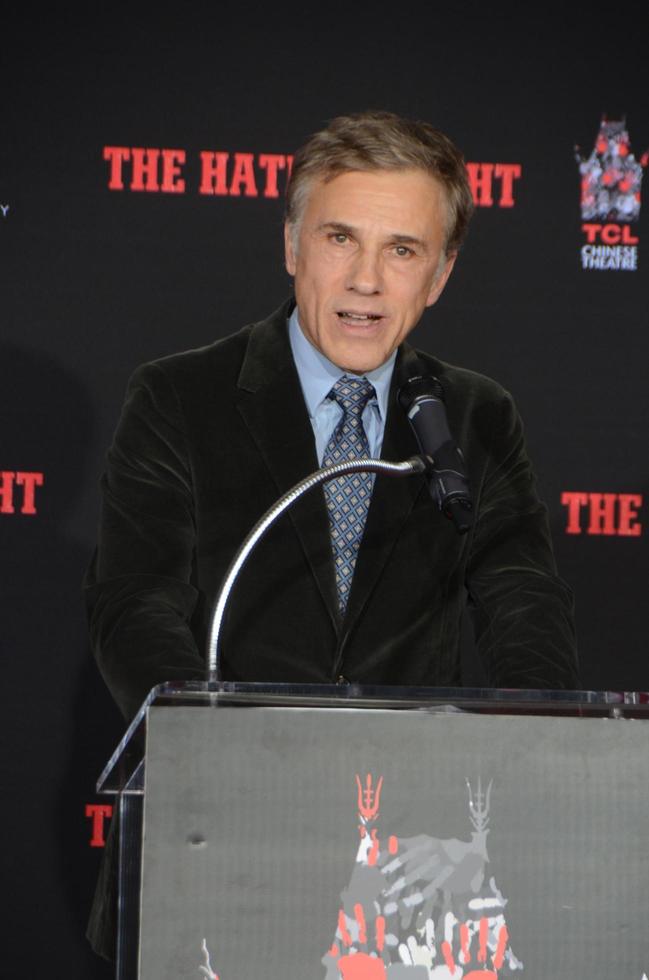 LOS ANGELES, JAN 5 - Christoph Waltz at the Quentin Tarantino Hand and Footprints Ceremony at the TCL Chinese Theater IMAX on January 5, 2016 in Los Angeles, CA photo