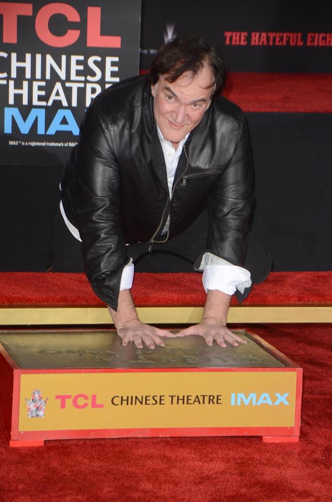 LOS ANGELES, JAN 5 - Quentin Tarantino at the Quentin Tarantino Hand and Footprints Ceremony at the TCL Chinese Theater IMAX on January 5, 2016 in Los Angeles, CA photo