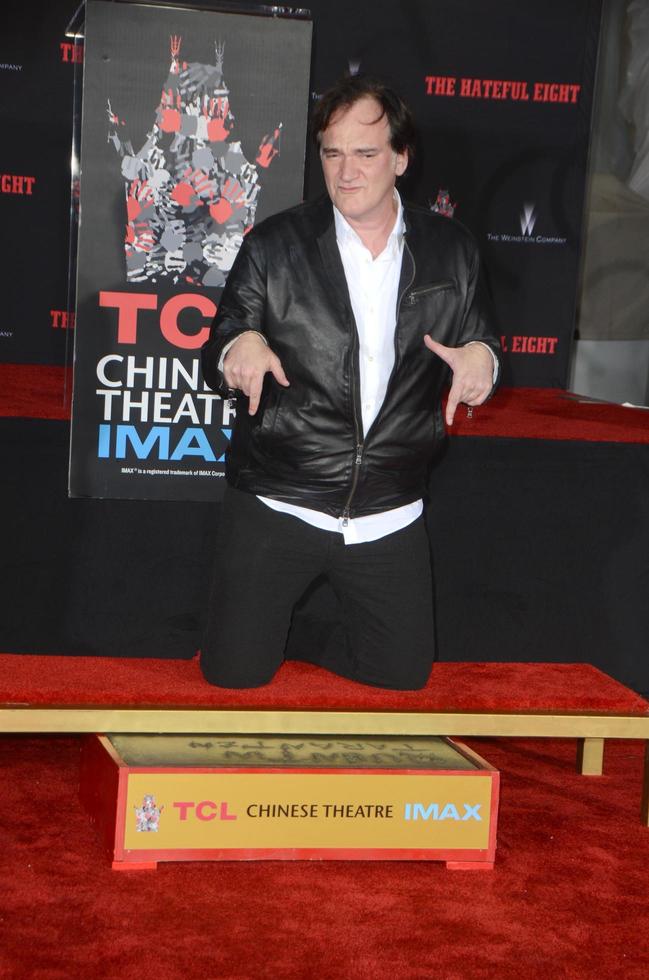 LOS ANGELES, JAN 5 - Quentin Tarantino at the Quentin Tarantino Hand and Footprints Ceremony at the TCL Chinese Theater IMAX on January 5, 2016 in Los Angeles, CA photo