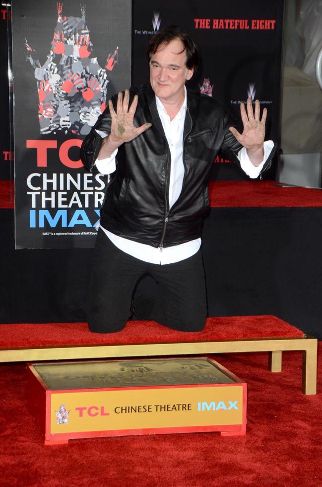 LOS ANGELES, JAN 5 - Quentin Tarantino at the Quentin Tarantino Hand and Footprints Ceremony at the TCL Chinese Theater IMAX on January 5, 2016 in Los Angeles, CA photo