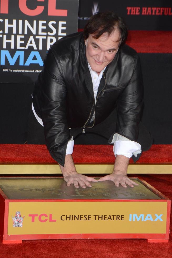 LOS ANGELES, JAN 5 - Quentin Tarantino at the Quentin Tarantino Hand and Footprints Ceremony at the TCL Chinese Theater IMAX on January 5, 2016 in Los Angeles, CA photo