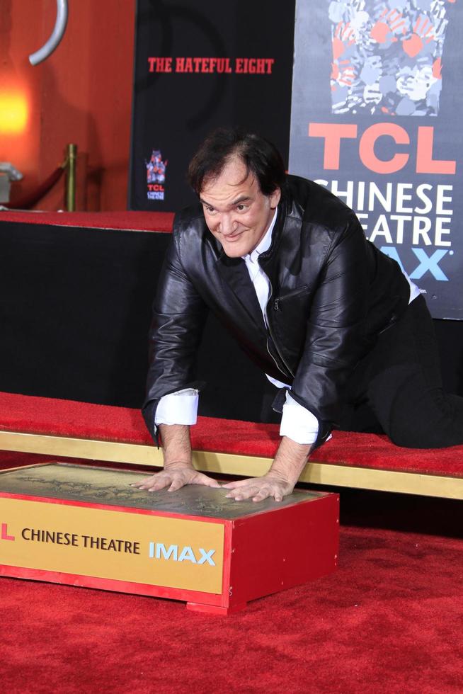 LOS ANGELES, JAN 5 - Quentin Tarantino at the Quentin Tarantino Hand and Footprints Ceremony at the TCL Chinese Theater IMAX on January 5, 2016 in Los Angeles, CA photo