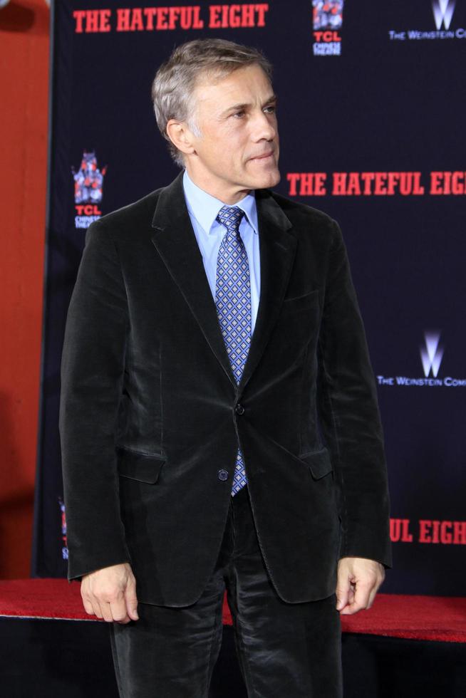 LOS ANGELES, JAN 5 - Christoph Waltz at the Quentin Tarantino Hand and Footprints Ceremony at the TCL Chinese Theater IMAX on January 5, 2016 in Los Angeles, CA photo