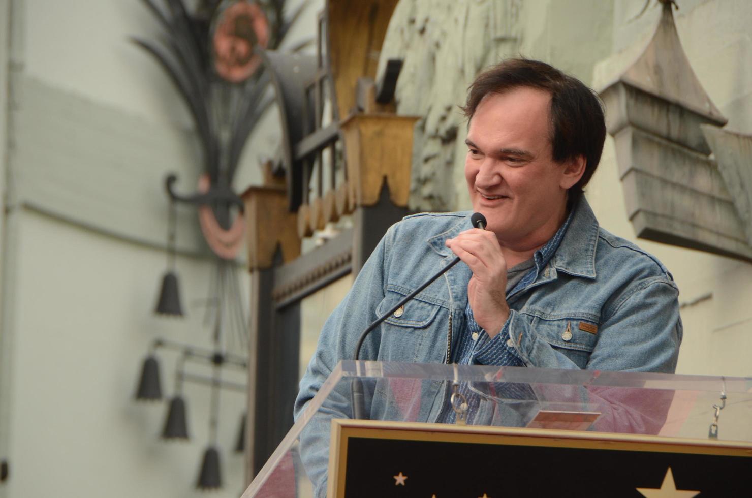 LOS ANGELES, DEC 21 - Quentin Tarantino at the Quentin Tarantino Hollywood Walk of Fame Star Ceremony at the Hollywood Blvd on December 21, 2015 in Los Angeles, CA photo