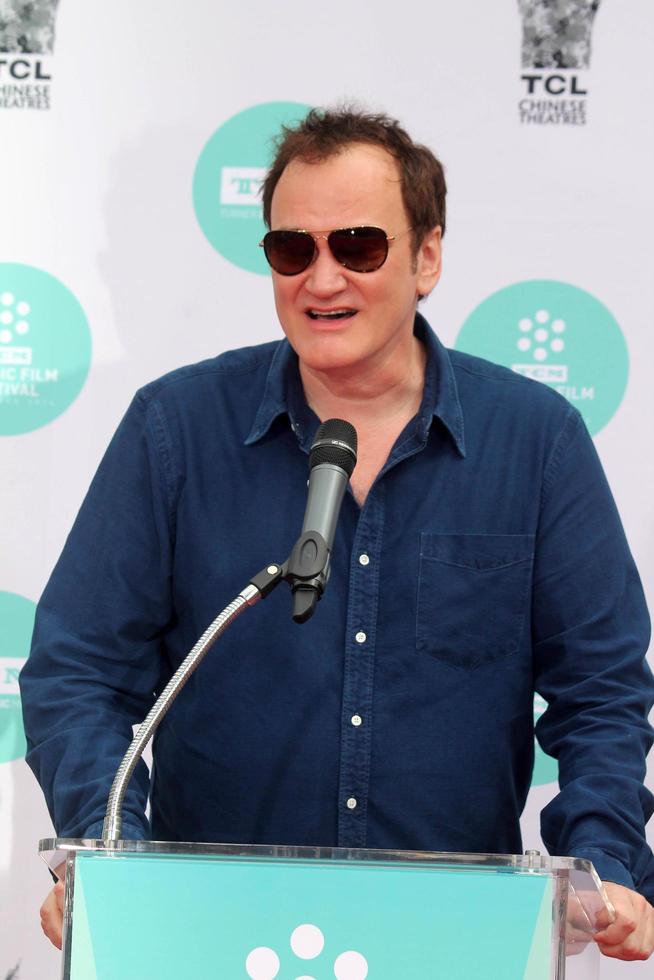 LOS ANGELES, APR 12 - Quentin Tarantino at the Jerry Lewis Hand and Footprint Ceremony at TCL Chinese Theater on April 12, 2014 in Los Angeles, CA photo