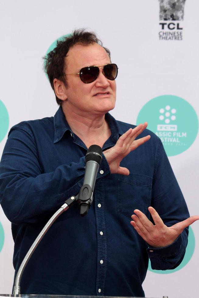 LOS ANGELES, APR 12 - Quentin Tarantino at the Jerry Lewis Hand and Footprint Ceremony at TCL Chinese Theater on April 12, 2014 in Los Angeles, CA photo
