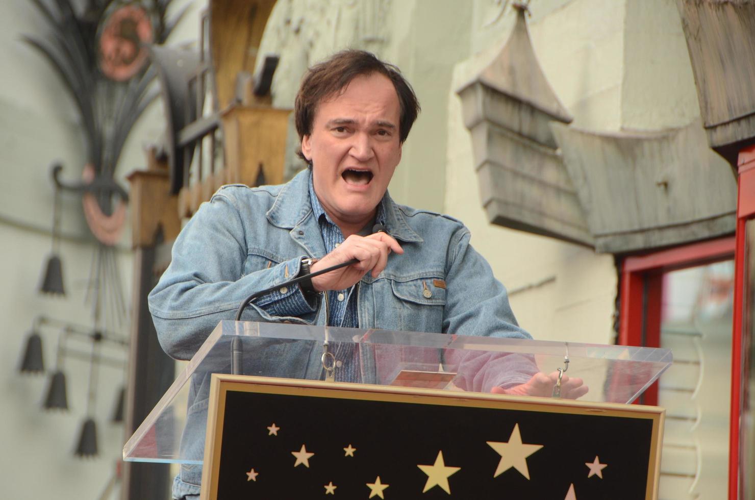 LOS ANGELES, DEC 21 - Quentin Tarantino at the Quentin Tarantino Hollywood Walk of Fame Star Ceremony at the Hollywood Blvd on December 21, 2015 in Los Angeles, CA photo