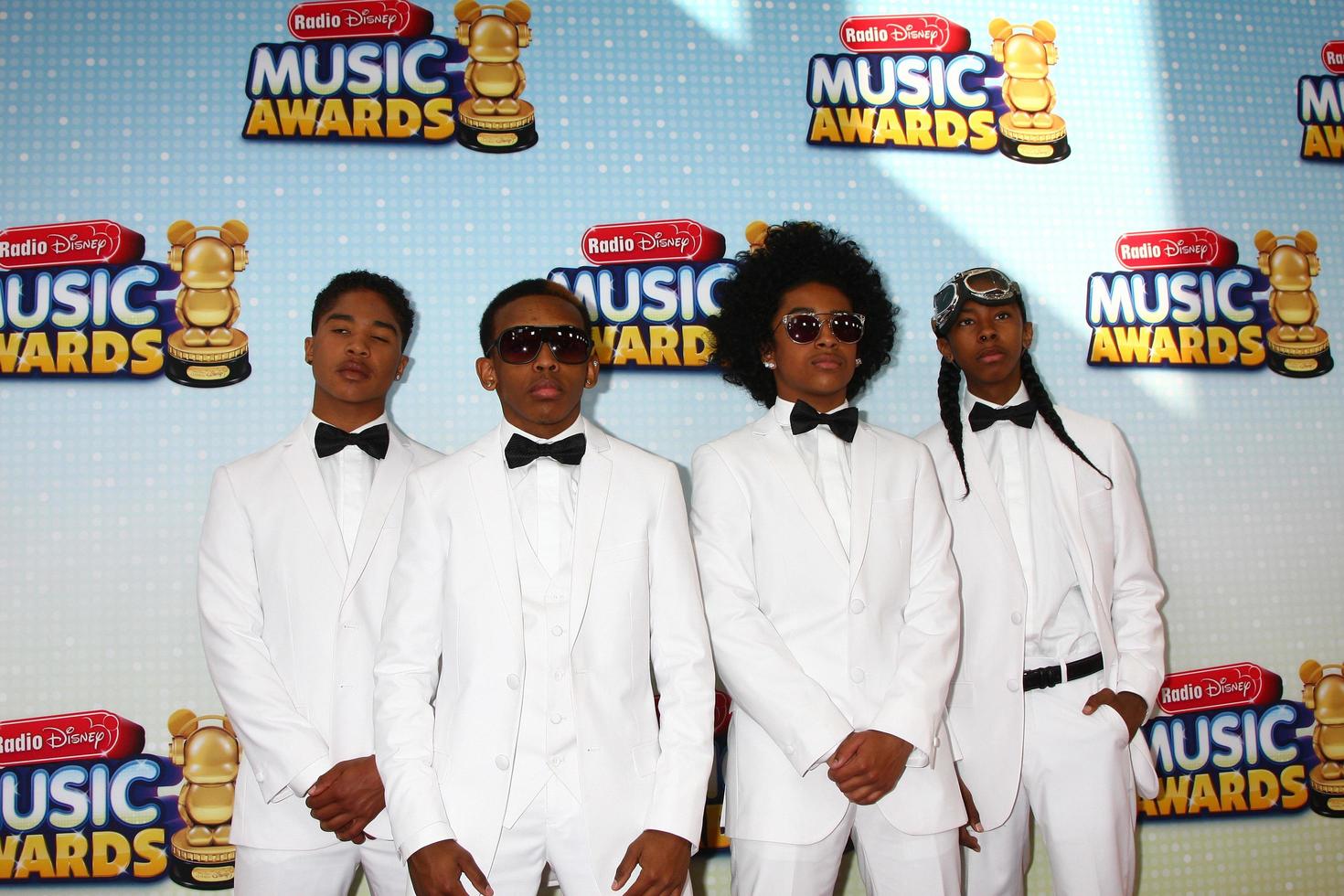 LOS ANGELES, APR 27 - Mindless Behavior arrives at the Radio Disney Music Awards 2013 at the Nokia Theater on April 27, 2013 in Los Angeles, CA photo