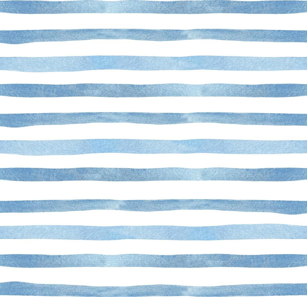 rayas azules acuarela sobre fondo blanco. bac marina náutica vector