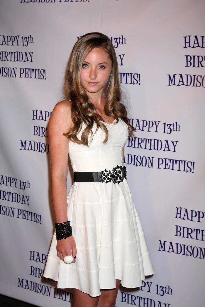 LOS ANGELES, JUL 31 - Rachel Fox arriving at the13th Birthday Party for Madison Pettis at Eden on July 31, 2011 in Los Angeles, CA photo