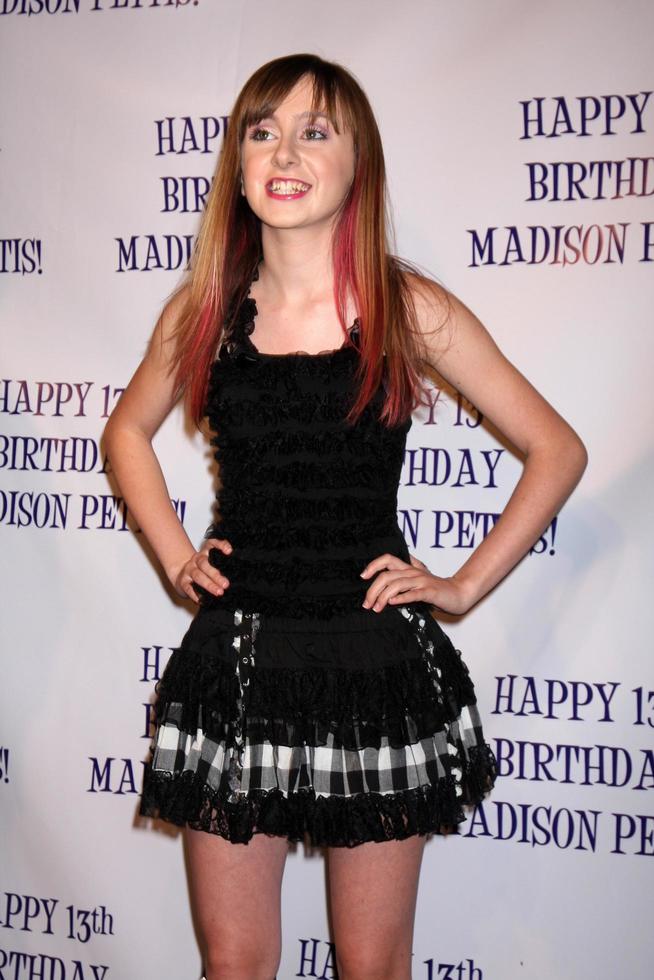 LOS ANGELES, JUL 31 - Allisyn Ashley Arm arriving at the13th Birthday Party for Madison Pettis at Eden on July 31, 2011 in Los Angeles, CA photo