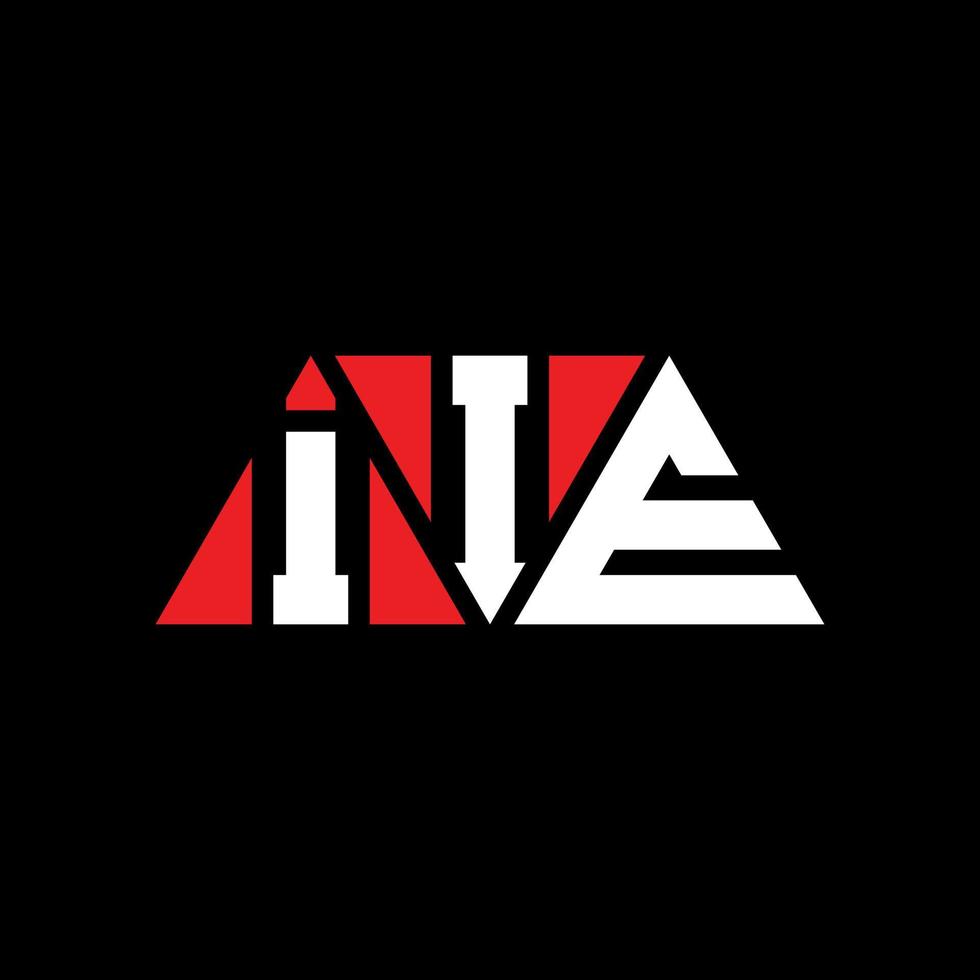 IIE triangle letter logo design with triangle shape. IIE triangle logo design monogram. IIE triangle vector logo template with red color. IIE triangular logo Simple, Elegant, and Luxurious Logo. IIE