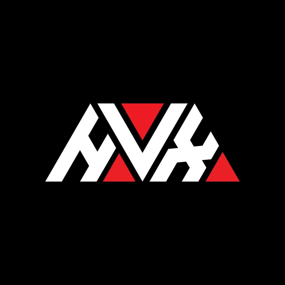 HVX triangle letter logo design with triangle shape. HVX triangle logo design monogram. HVX triangle vector logo template with red color. HVX triangular logo Simple, Elegant, and Luxurious Logo. HVX